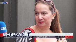 7.2K views · 168 reactions | GB News’ Tom Harwood takes to the streets to gauge the public reaction to McDonald’s increasing its cheeseburger price by 20%, the first time the product has had a price rise in 14 years.  Freeview 236, Sky 515, Virgin 626  GB News YouTube: https://bit.ly/3vAYaw0 | GB News | Facebook