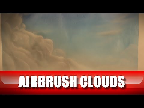 how to airbrush clouds