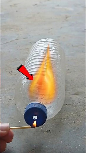 Experiment with bottle 🔥😱