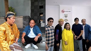 7 Potret Perintis OVJ Reuni Dadakan di Emperan, Nunung Bikin Pangling