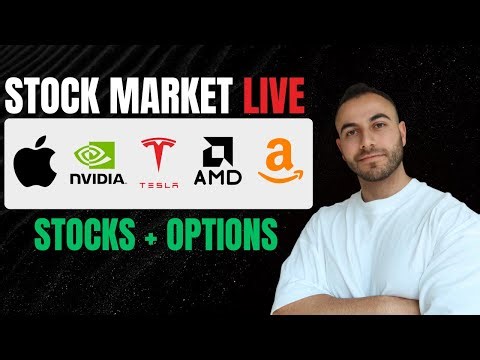(LIVE) Market Watch & Key Data. Stock + Options Trading and Investing