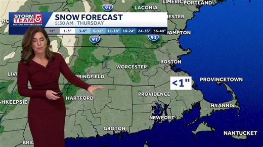 Video: Sunny, but another blast of Arctic air ahead