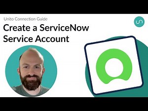 How to Create a ServiceNow Service Account for Unito and Connect via OAuth 2.0