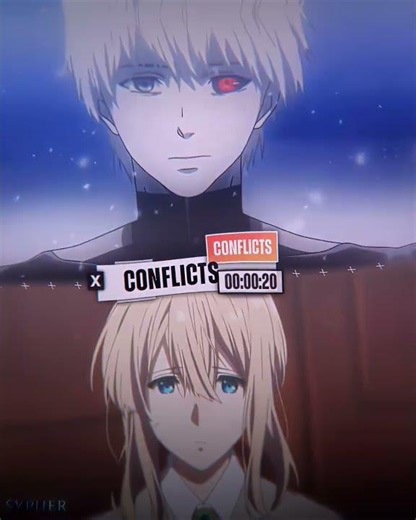 Ken Kaneki vs Violet Evergarden #anime #comics #manga #animeart #animegirl #animememes