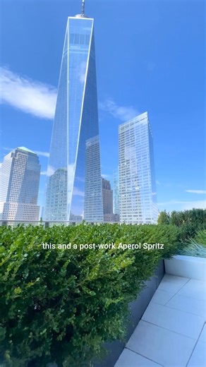 42K views · 493 reactions | With the weather warming up here at the World Trade Center, there’s nothing like pairing this view with an aperol spritz 壟 | World Trade Center | Facebook