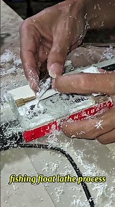 fishing float lathe process #fishing #diy #floats #floats