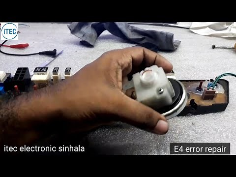 Singer washing machine pcb repair tips - E4 error