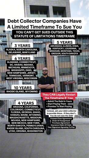 Debt Collectors Can’t Sue You Beyond This Timeframe #collections #creditrepair #debt #debtfree #debtfreedom