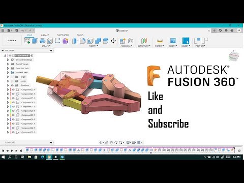 Robot Gripper in Autodesk Fusion 360