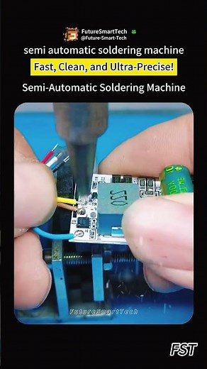 Semi-Automatic Soldering Machine — Fast, Clean, and Ultra-Precise!
