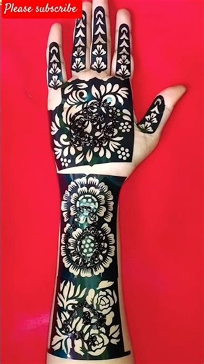 How to Apply Sticker Hand Mehndi Design For Beginners 2025 # Stencil sticker mehandi # Shorts Viral