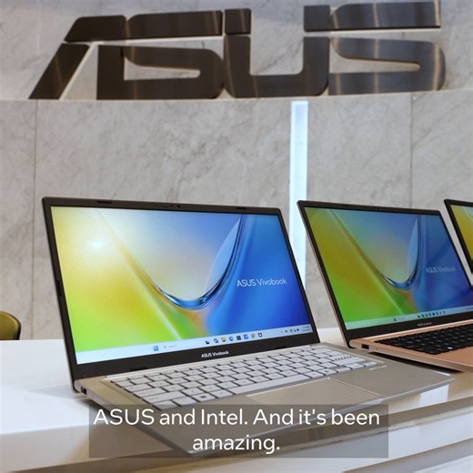 Incredible capabilities come to life when Intel Core Series 3 and @ASUS join forces.