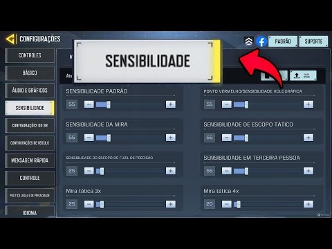 Configuração De Sensibilidade Para Jogar Call Of Duty Mobile No Emulador Gameloop