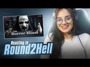 THE HORROR HOUSE REACTION VIDEO BY AISHA || FUNNY REACTION ‪@Round2hell‬ 🤣🤣