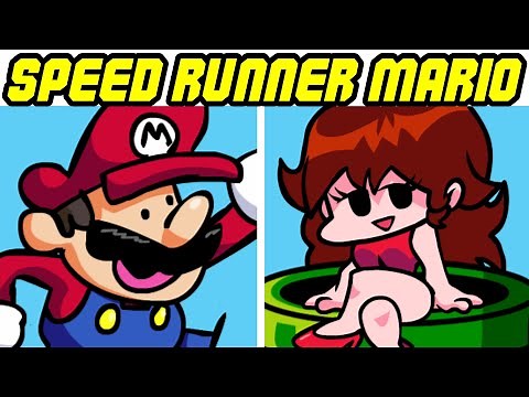 Friday Night Funkin' VS Speedrunner Mario (Full Week) (FNF Mod)