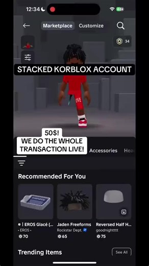 #roblox #fyp #korblox #korbloxaccount