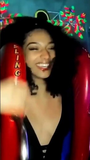 OOPS !!! Pretty Girl Puppies Exposed on Slingshot Ride #slingshot