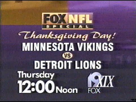 WXIX (FOX) commercials [November 22, 1995]