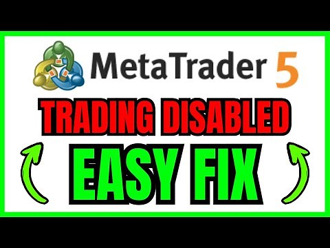 How To FIX Trading Disabled MT5 (QUICK & EASY) 2026