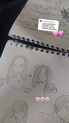 🍥🩷 more practice and sketching! #art ##beginner #subscribe