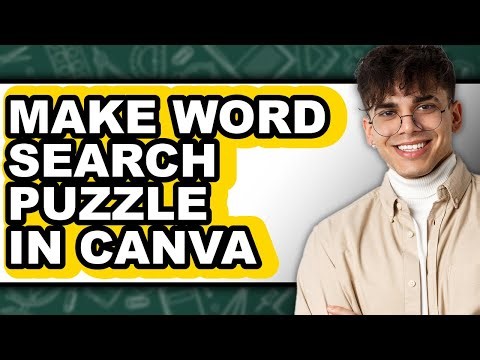 How to Make Word Search Puzzle in Canva (full Guide)