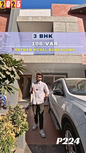 YASH ROKADIA 🔹The Realtor of Rajkot on Instagram: "Gate pack society…!!! 3BHK || Var-106 || Ready to move || Amenities 📲 98244 99030 Location:- Ratnam Royal Bungalow, Bh. ADB Hotel, 150 feet ring road, Rajkot. [Rajkot, Bungalow, amenities, Rokadia Realty, Yash ]"