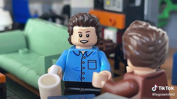 Recreating Seinfeld's Pez Dispenser Scene with LEGO | Stop Motion