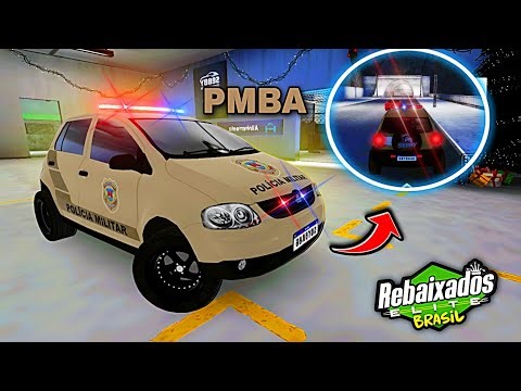 This is the new vehicle of the Military Police of Bahia, a Cross Fox PMBA... at Rebaixados Elite ...