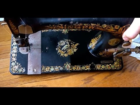 CLEANING SERIES #1: How to properly clean the painted finishes on a vintage sewing machine.