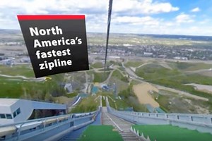 Fly down North America's fastest zipline at WinSport's Canada Olympic Park and get the best panoramic view of Calgary in 360°. Get your adrenaline pumping this weekend! | Tourism Calgary