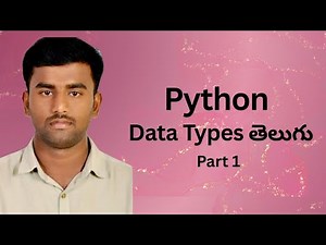 Python Data types Introduction | Data Types in Python Telugu | Python in Telugu