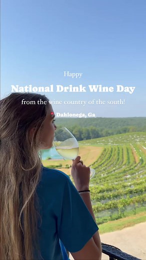 Happy National Drink Wine Day from Dahlonega, GA! 🍷 #DiscoverDahlonega Did you know we have 8 wineries in our county with more on the way?! And for those wine enthusiasts… Did you know that the Dahlonega Plateau is a designated American Viticultural Area? 🍷@wolfmountainvineyards @cavendercreekvw @threesistersvineyards @accentcellars @frogtowncellars @montalucewinery @kayavineyards @etowahmeaderydahbrewery Video Footage by Discover DahlonegaAdditional clips from @dshwinetours | Discover Dahlone
