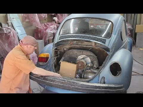 1974 VW Beetle Engine Removal and Partial Teardown
