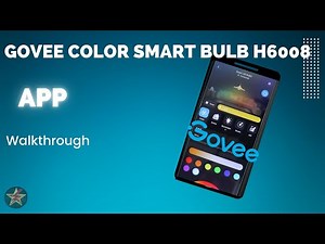 Govee Color Smart Bulb H6008 App Walk through