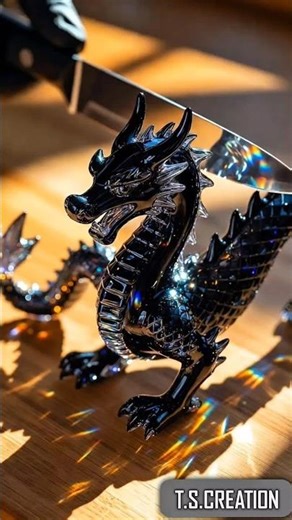 ​Wait for the Result: Most Satisfying Blue Glass Slicing ASMR🤑 #GlassCutting #ASMR #SatisfyingVideos