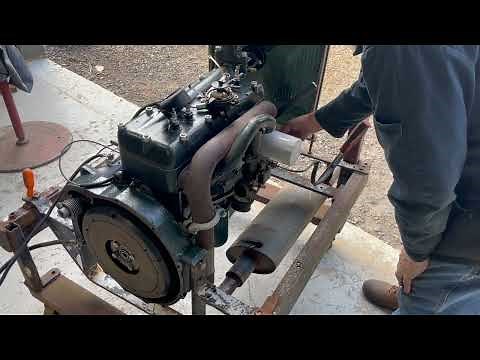 FIRST START REBUILT 1928 FORD MODEL A ENGINE