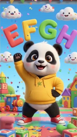 ABCD Song for Kids | Pinku Panda 🐼🔤