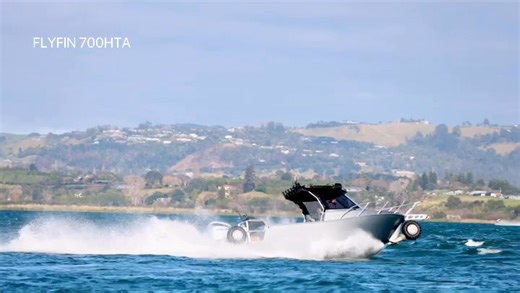 Premium New Zealand Built Constructed with premium aluminium for lightweight durability. Designed to handle New Zealand’s roughest conditions with traditional Kiwi craftsmanship. Zero Compromise Design Full deck space and superior on-water performance. Why choose between fishing capability and versatility when you can have both? #amphibious #boatlifestyle #NZMade | FlyFin Boats