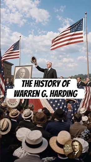 The History of Warren G. Harding. #america #president #history #politics #government
