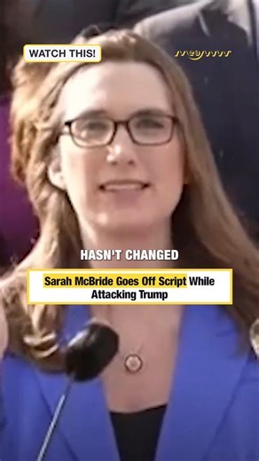 2.2K views · 28 reactions | Sarah McBride Goes Off Script While Attacking Trump Sarah McBride’s latest attack on Trump sounds eerily familiar: “Donald Trump only cares about himself, his ballroom, and his billionaire buddies!” Every time Democrats focus on Trump, the same three words appear — billionaires, corruption, hate. While the script repeats, Trump is out rewriting the playbook. #SarahMcBride #TrumpAttack #PoliticalRepeats #TrumpPlaybook #2025Politics | MEAWW | Facebook