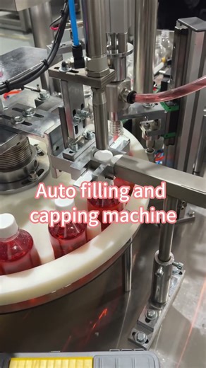Automatic Filling and Capping Machine for Bottles