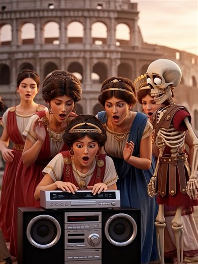 Cartel de Santa vs. Antigua Roma: Una mezcla sorprendente