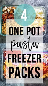 Freezer One Pot Pasta Packs