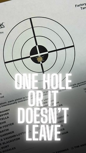 3.5K views · 1.7K reactions | If it ain’t shootin’ a one hole group - it ain’t leavin’ Nighthawk // One Gun, One Gunsmith | NIGHTHAWK CUSTOM FIREARMS | Facebook