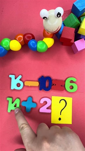 16-10=6 “14 + 2 = ? – Learning Addition”