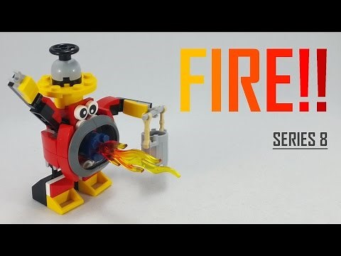 LEGO Mixels | SERIES 8 | How To Build/Instructions | 41563 Firefighter!