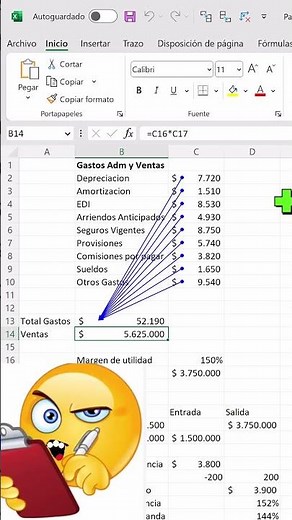Como colocar flechas a tus excel para entenderlo mejor, mas al detalle en mi canal de youtube video
