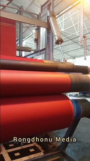 Cold pad batch (CPB) dyeing production.