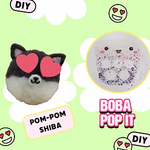 6.7K views · 34 reactions | DIY Needlefelt Shiba And Boba *Relaxing* | Maqaroon / Cute Life Hacks | Facebook