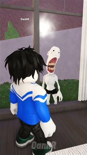Cách giả làm con ma troll bạn thân trong roblox #roblox #oanhr #shorts